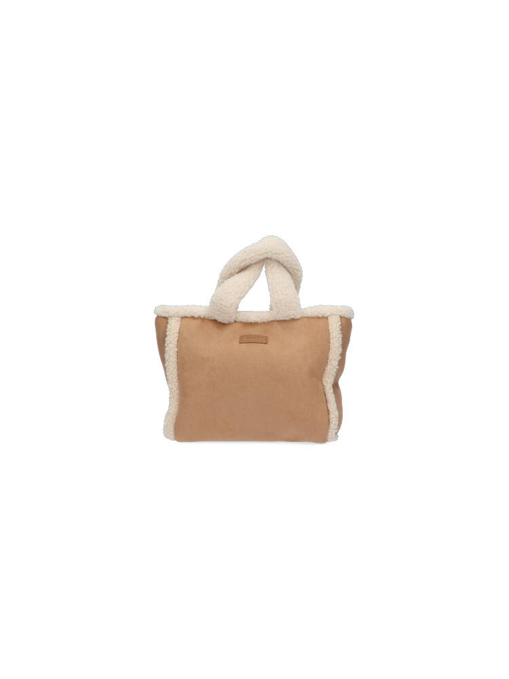 Beige handtas met teddy details Aedey Barts