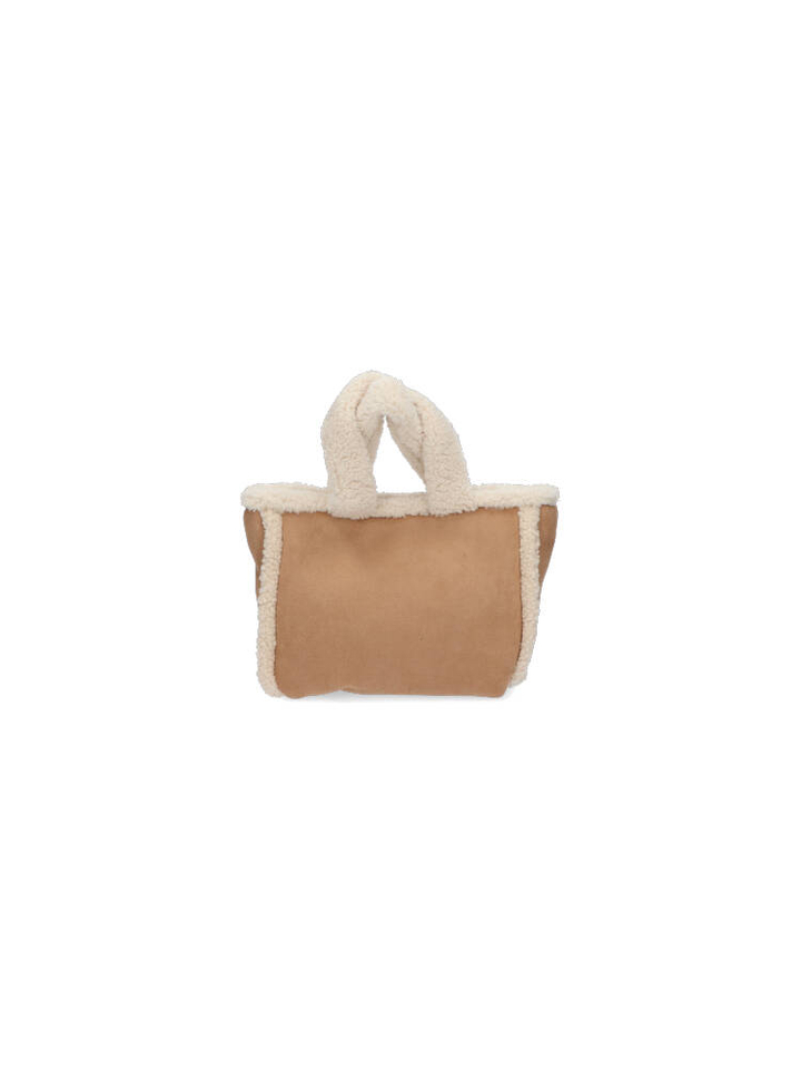 Beige handtas met teddy details Aedey Barts