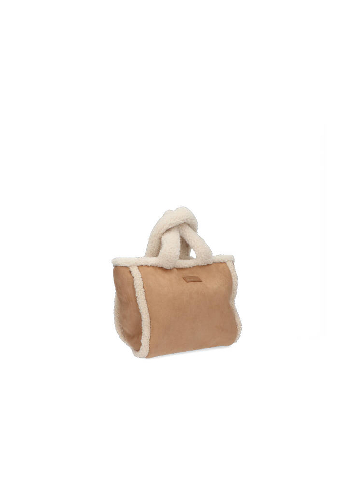 Beige handtas met teddy details Aedey Barts
