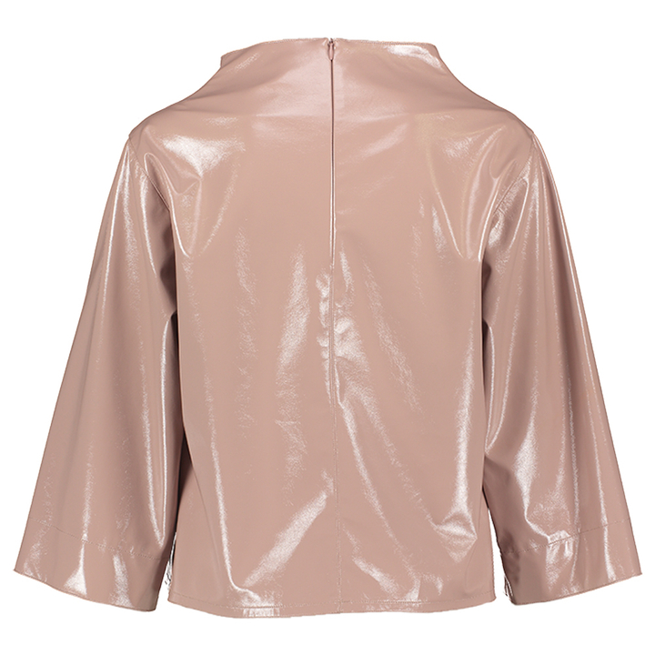 Roze bleos in imitatieleer Debby Natan