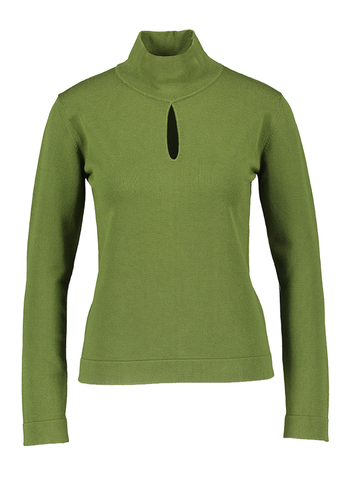Groene trui met detail aan de borst Mind Heaven Natan 