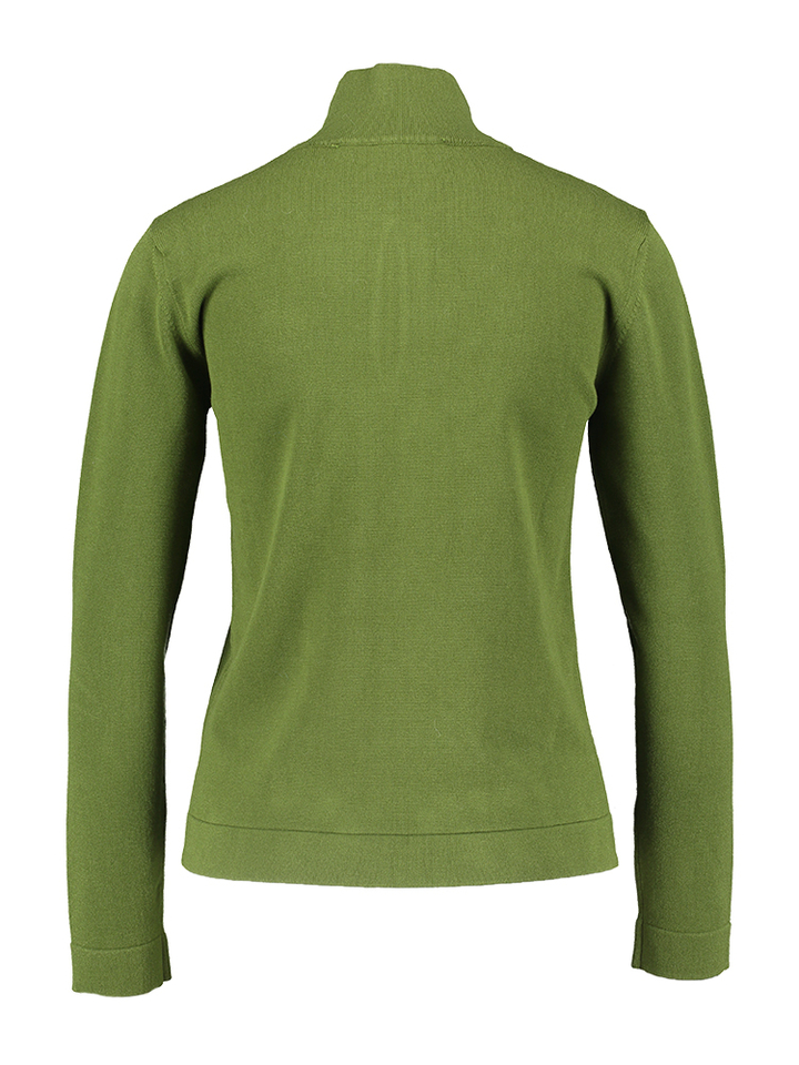 Groene trui met detail aan de borst Mind Heaven Natan 