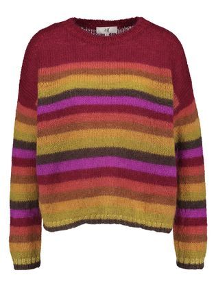 Jeff Multicolor gestreepte pull met lange mouwen Massai