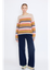 Multicolor gestreepte pull Massai Jeff 