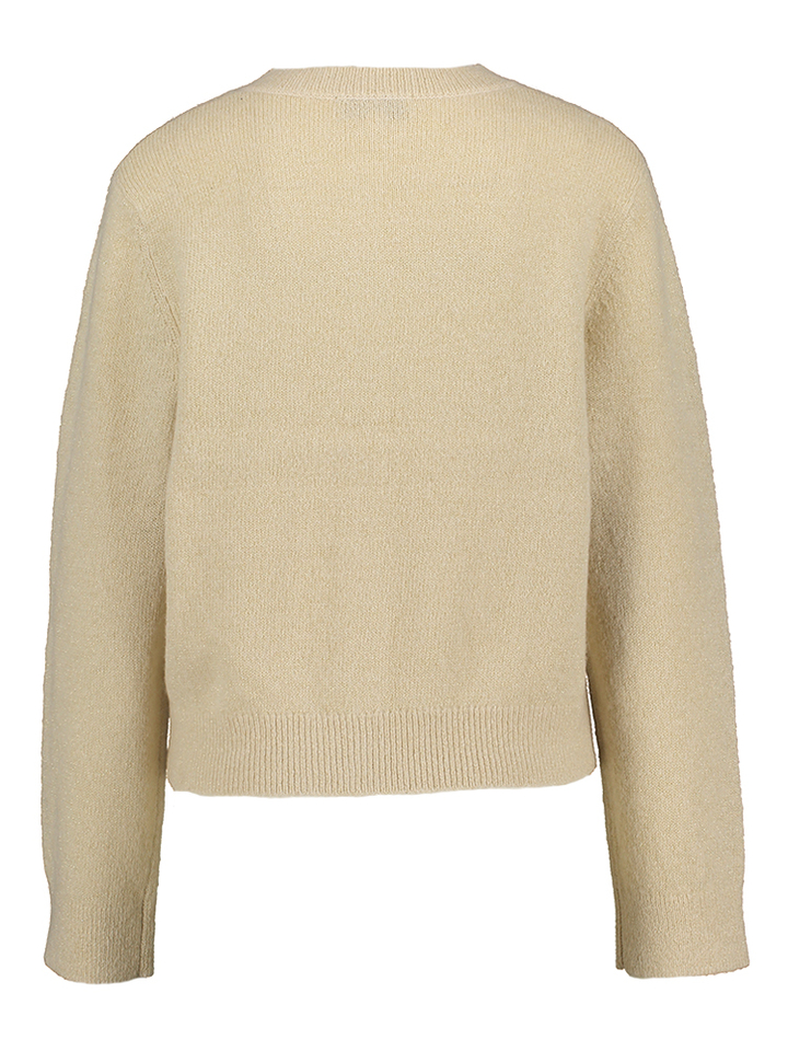 Beige cardigan met glitterdraad Baldwin Jeff 