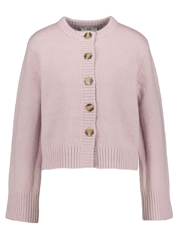 Roze gilet met knopen Beverly Jeff