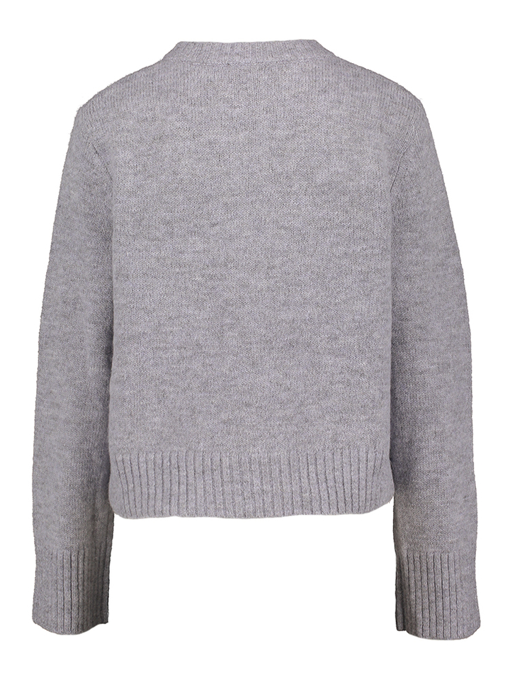 Grijze gilet met knopen Beverly Jeff