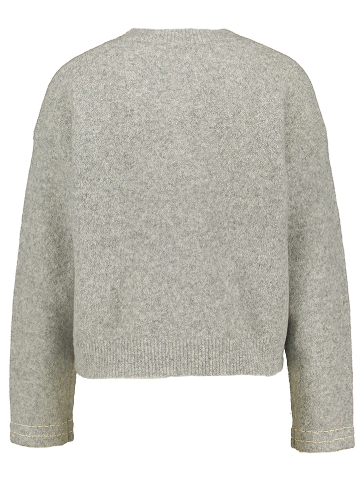 Grijze wollen gilet Gabrielle Jeff 