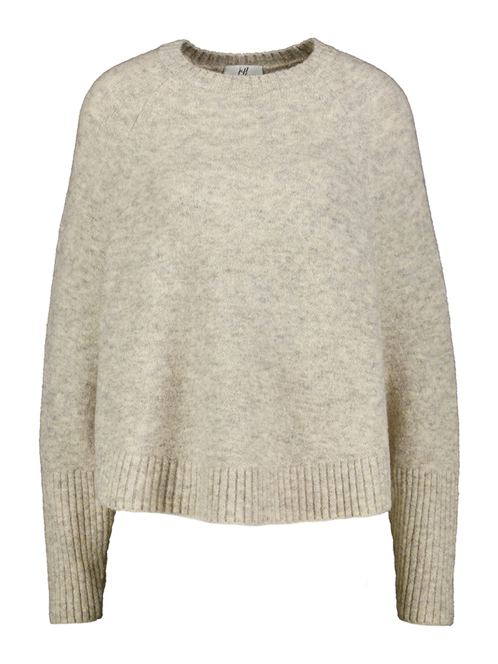 Grijze oversized pull Terry Jeff 