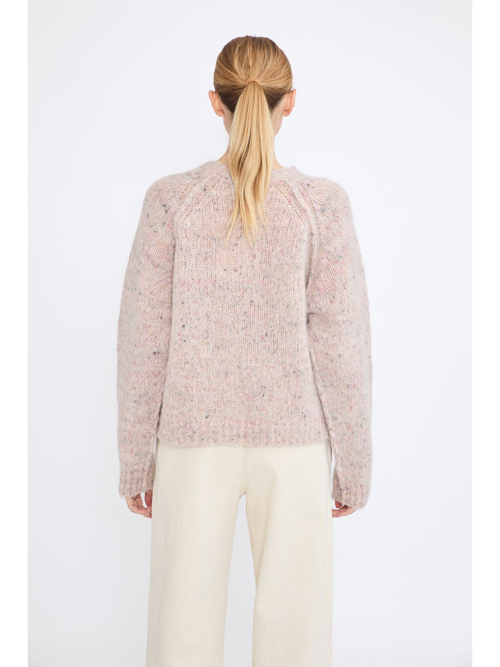 Roze pull met ronde hals Uma Jeff 