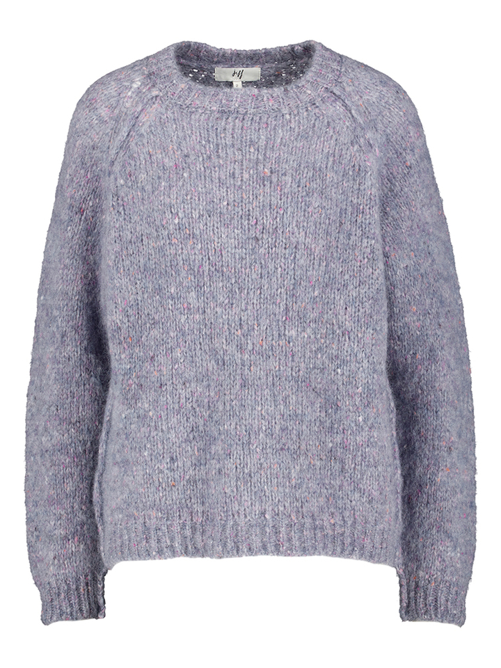 Blauwe pull met ronde hals Uma Jeff