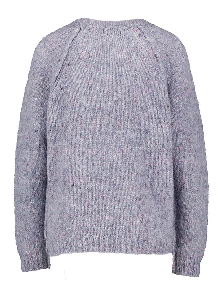 Blauwe pull met ronde hals Uma Jeff