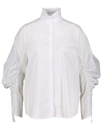 Witte katoenen bloes Psophia