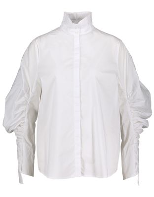 Witte katoenen bloes Psophia