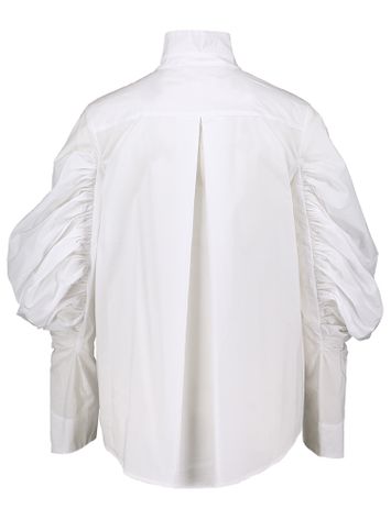 Witte katoenen bloes Psophia