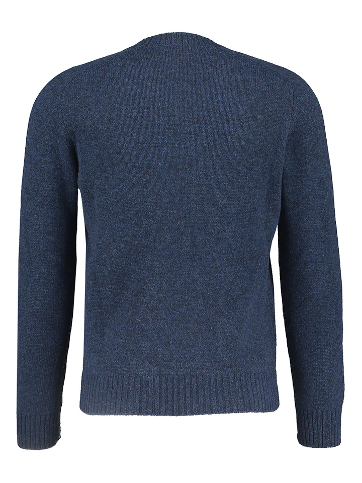 Donkerblauwe casual trui Gran Sasso 
