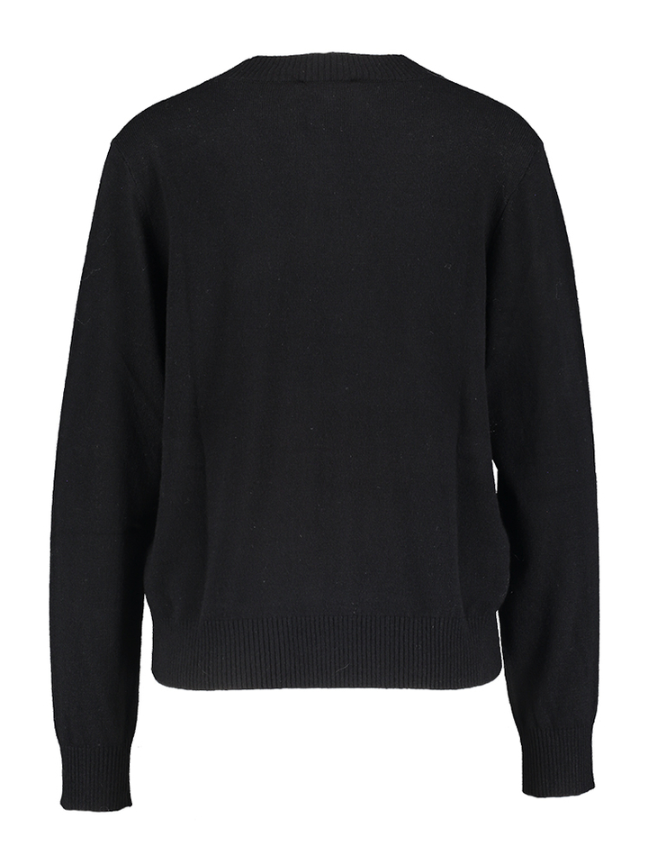 Zwarte gilet met knoopsluiting Diana Gallesi