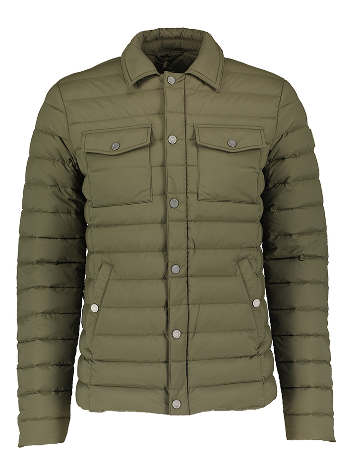 Donkergroen regenjas Cliff Jott