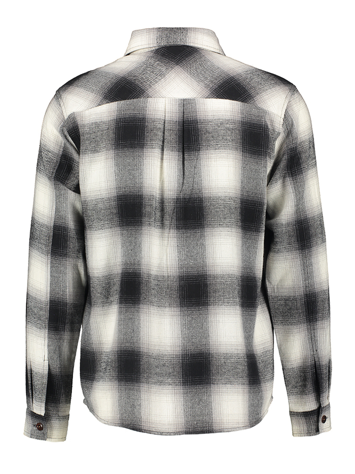 Grijs overhemd in ruit motief David Shadow Mos Mosh 