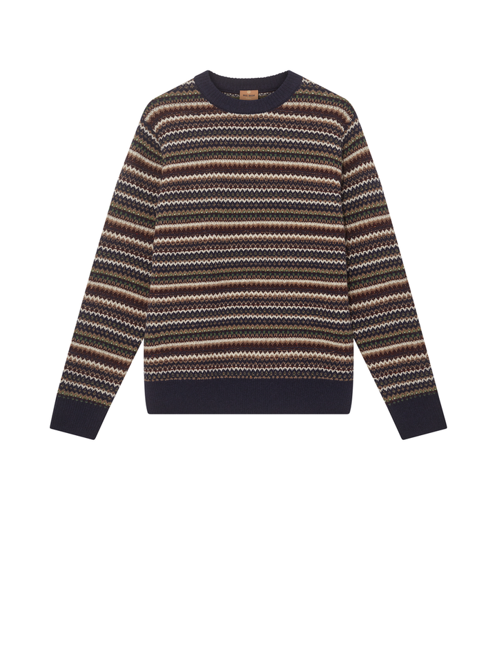 Multi-color trui met ronde hals Laporte Ice 