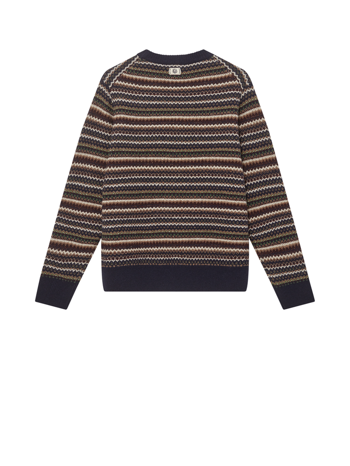 Multi-color trui met ronde hals Laporte Ice 