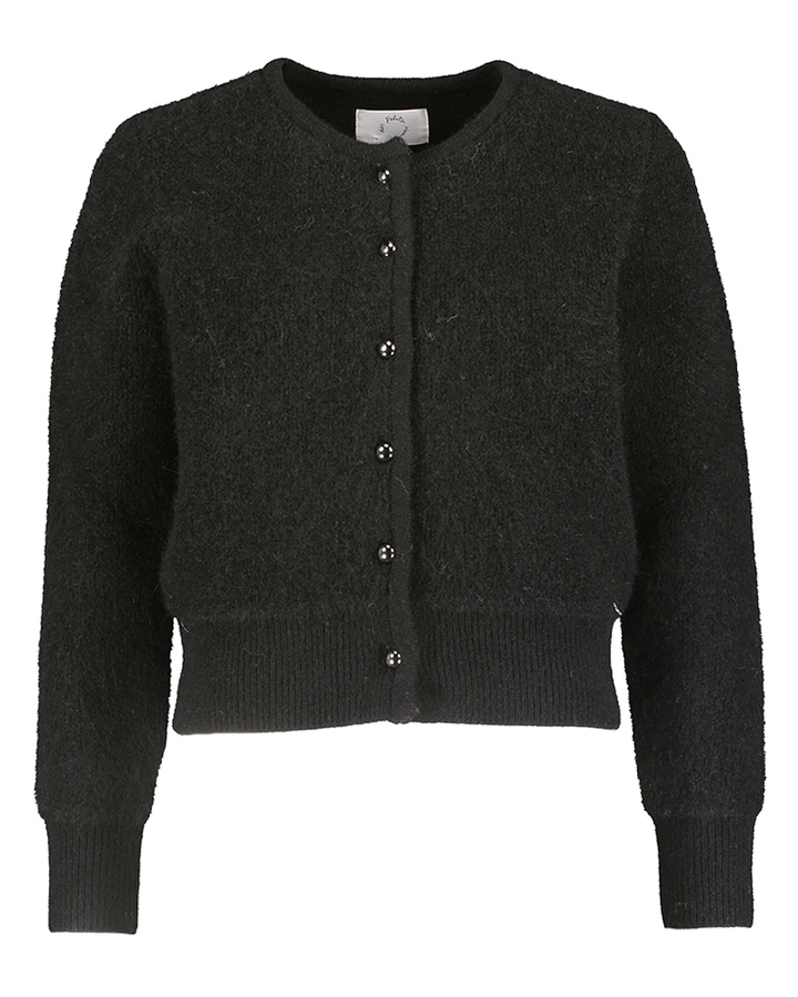 Zwarte gilet met knopen Cumin Des Petits Hauts 
