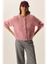 Roze gilet met knopen Chouette Des Petits Hauts 
