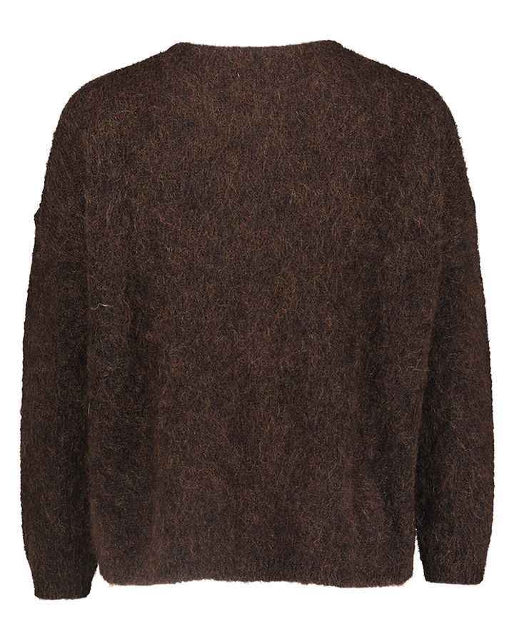 Bruine wollen Cardigan Bea Des Petits Hauts 