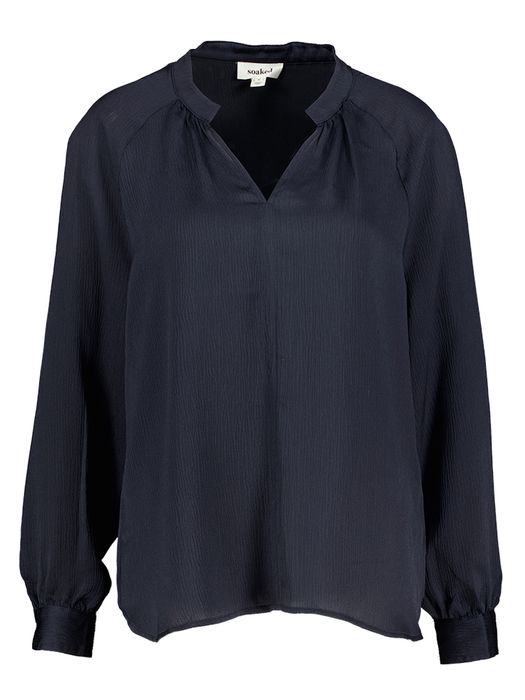 Donkerblauwe bloes Ioana blouse Soaked In Luxery