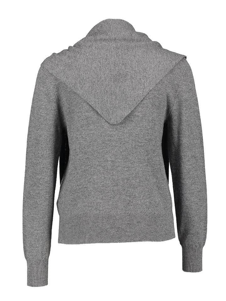 Grijze wollen cardigan Molina Cardigan Soaked In Luxery 