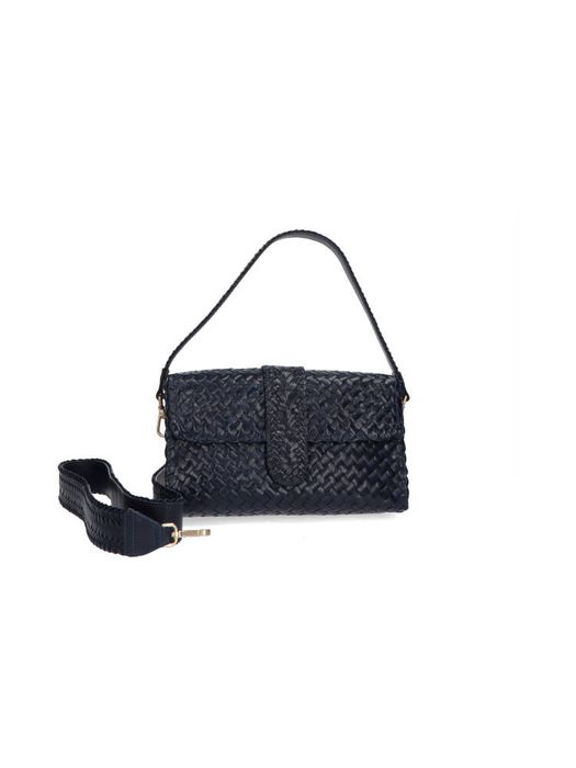 Donkerblauwe handtas met schouderriem Titine Toledo Allan K