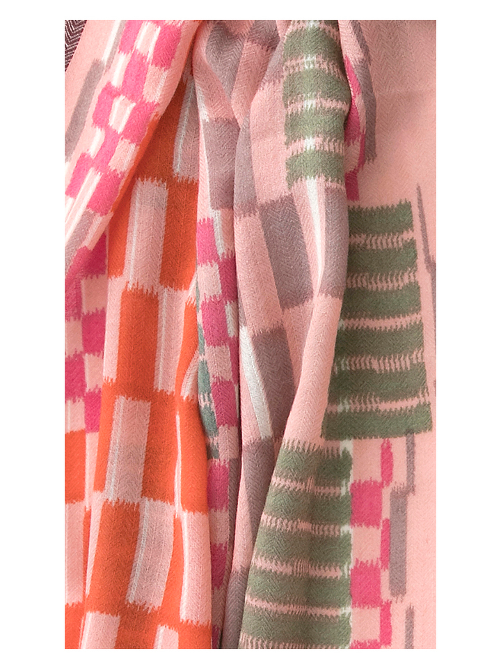 Multicolor wollen sjaal Ma Poesie