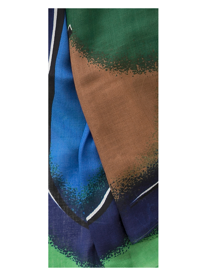 Multicolor sjaal Aurae Mapoesie