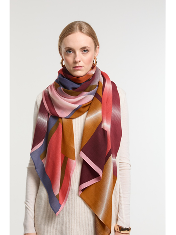 Multi-color sjaal G Mystique Ma Poesie 
