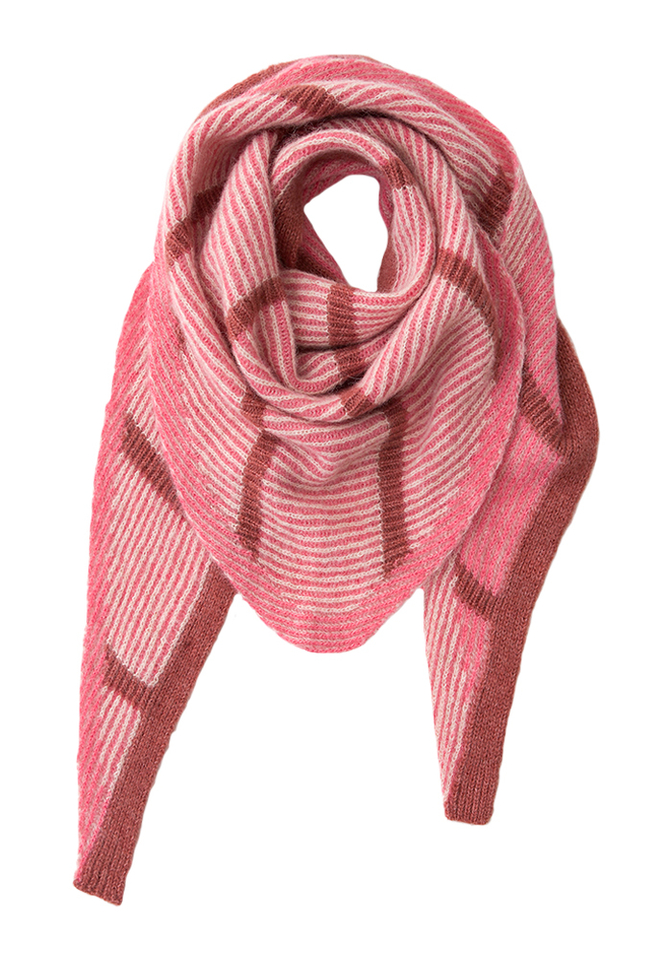 Rose sjaal HInd Ma Poesie