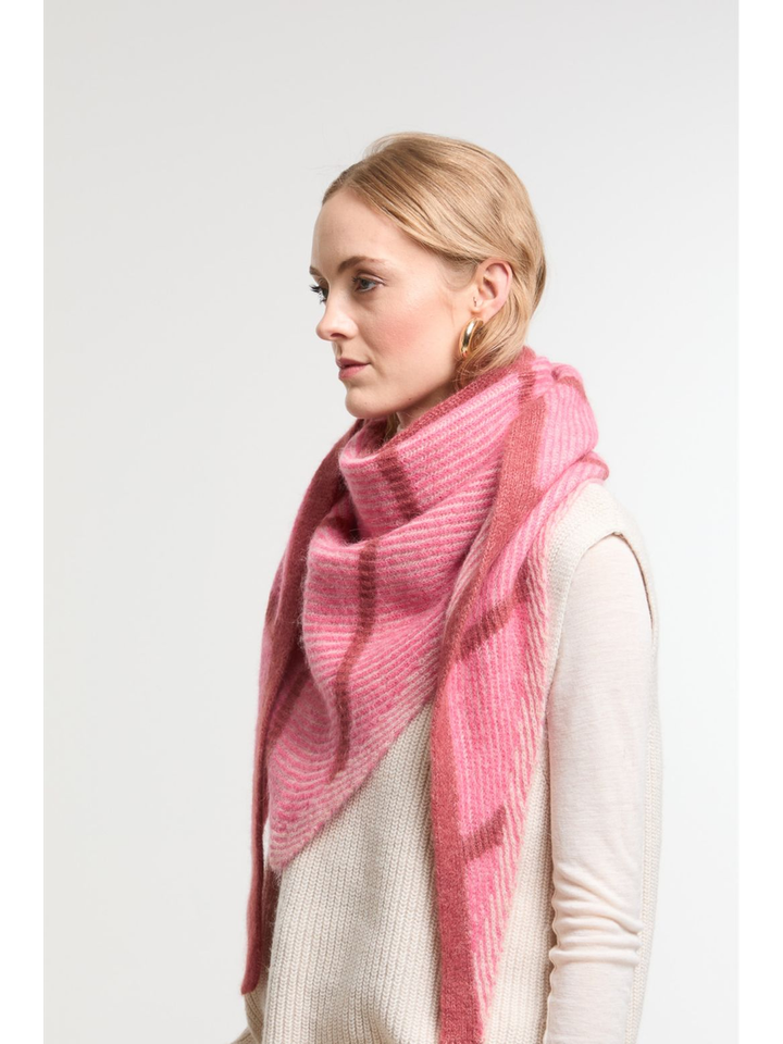 Rose sjaal HInd Ma Poesie