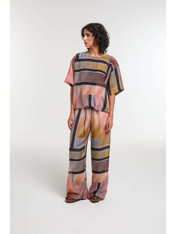 Multi-color broek Max Prisme Ma Poesie 