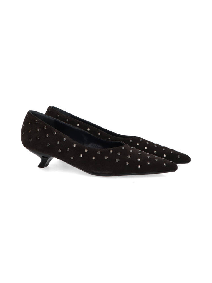 Antracit crosta pumps met studs Problems Rotue