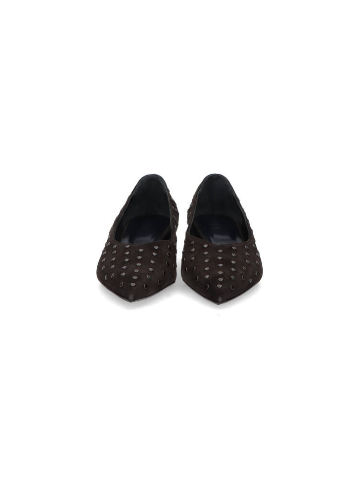 Antracit crosta pumps met studs Problems Rotue