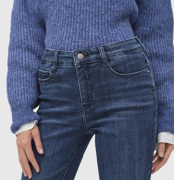 Blauwe bootcut jeans Dream Mac 