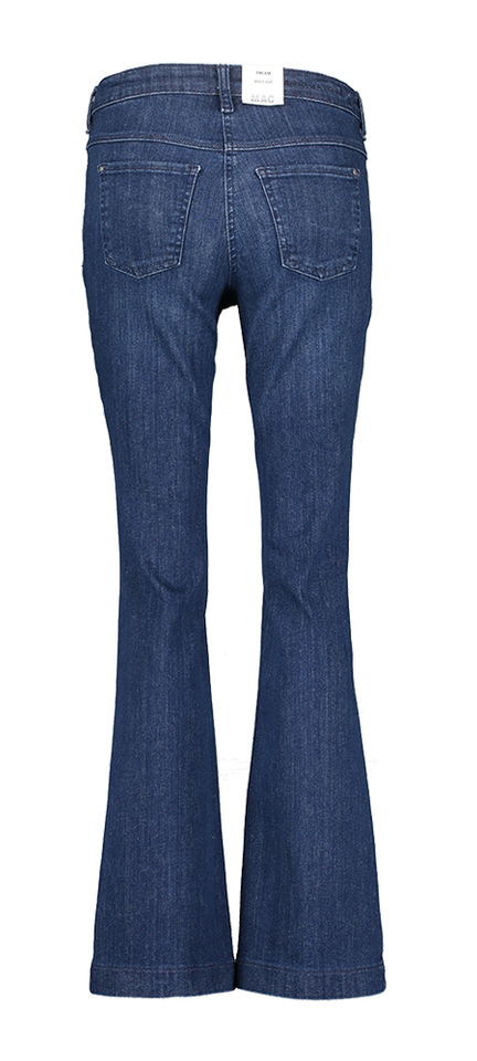 Donkerblauwe bootcut jeans Mac