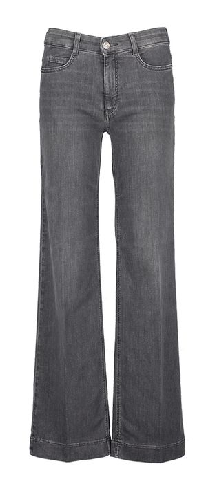 Donkergrijze wide fit jeans Mac