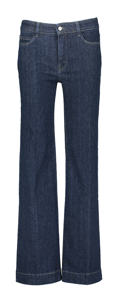 Donkerblauwe wide leg jeans Dream Mac 