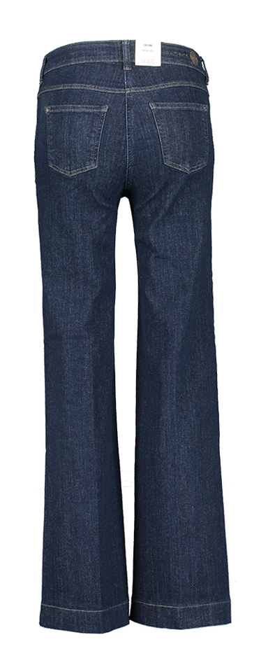 Donkerblauwe wide leg jeans Dream Mac 