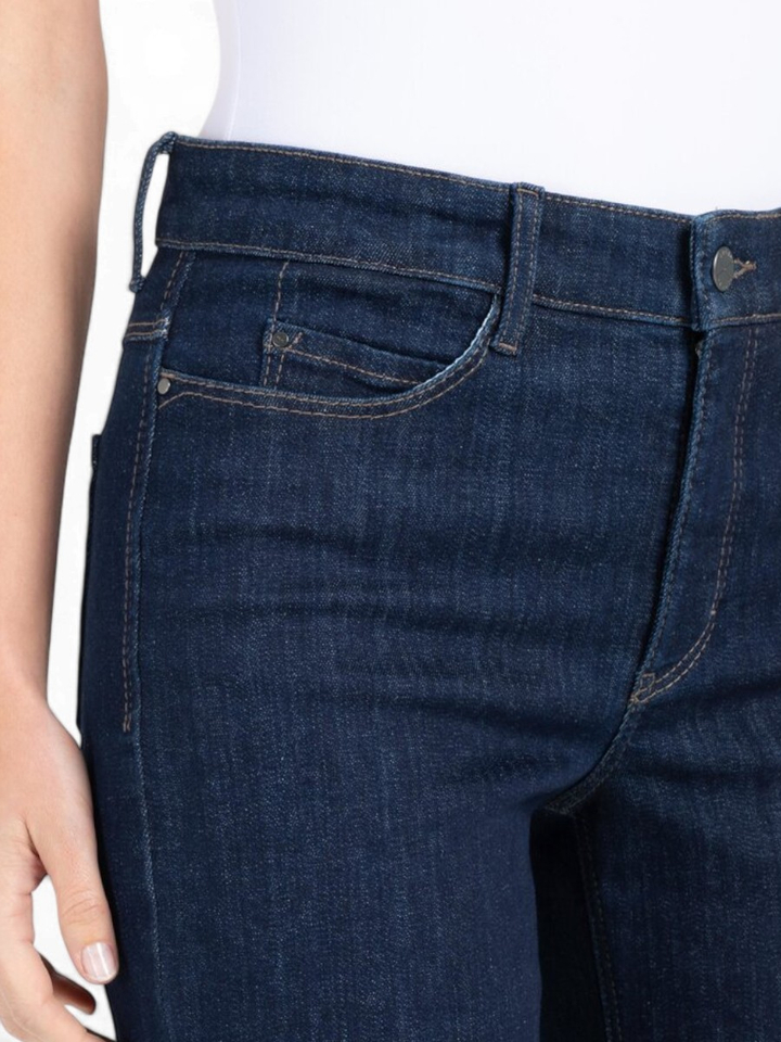 Donkerblauwe wide leg jeans Dream Mac 