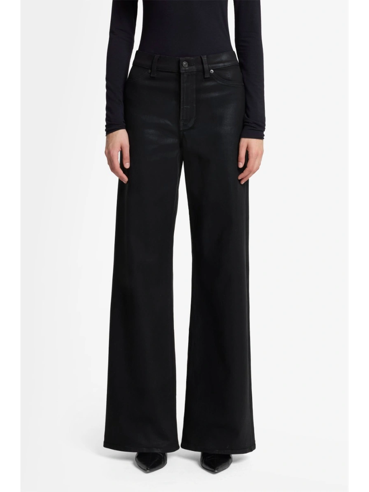 Zwarte jeans met glans Lotta For All Mankind