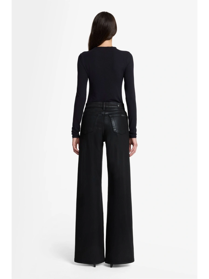 Zwarte jeans met glans Lotta For All Mankind