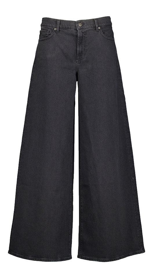 Zwarte wijde jeans Marie Wide Leg Fot All Mankind