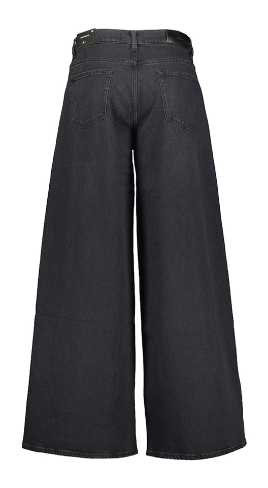 Zwarte wijde jeans Marie Wide Leg Fot All Mankind