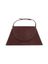 Mocha kleurige lederen handtas Helena Zarina Rouge